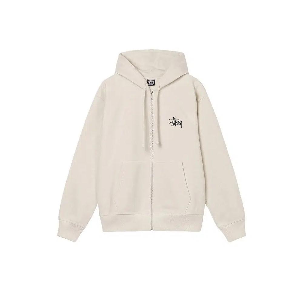 Толстовки на молнии Stussy Basic Sweatshirt 'Putty' 1