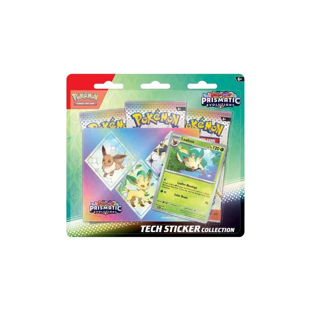 Коллекционные карточки Pokémon Scarlet & Violet: Pristmatic Evolutions Tech Sticker Collection 'Leafeon' 2