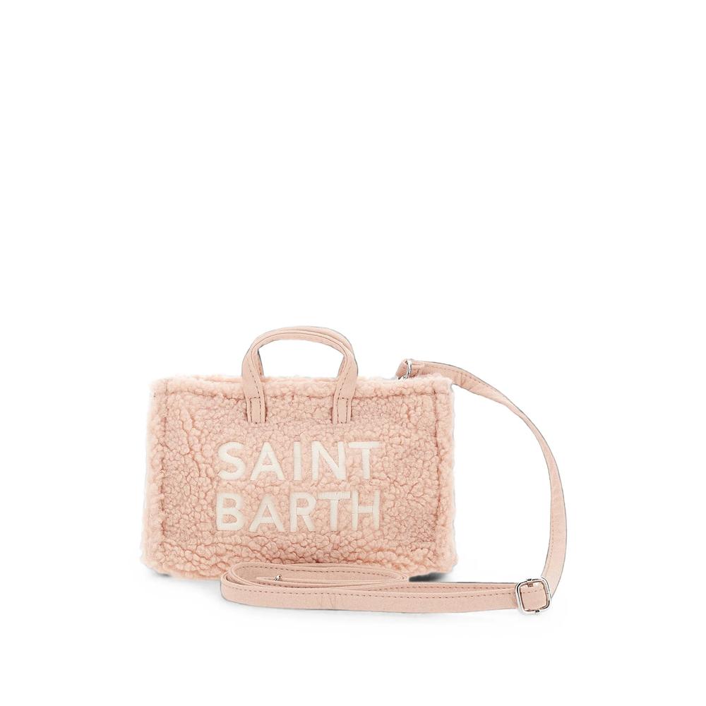logo-embroidered faux-shearling tote bag 2