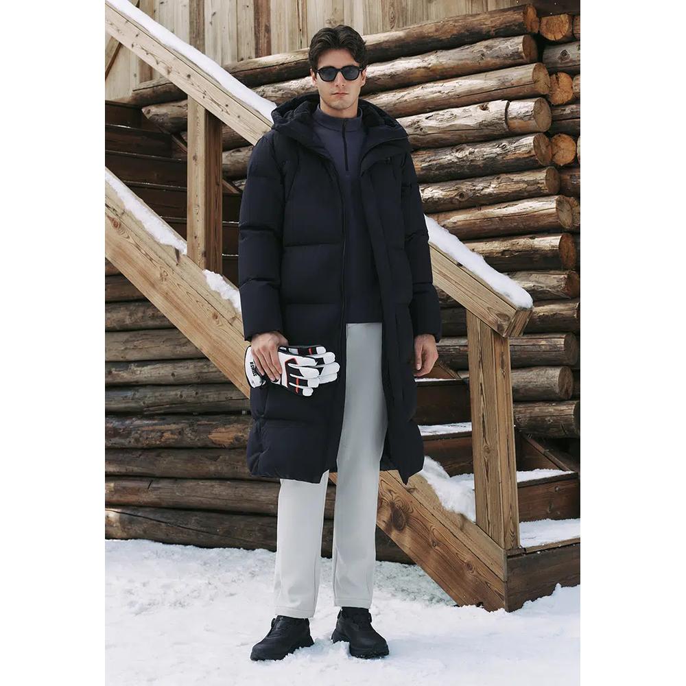 МУЖСКАЯ КУРТКА ПУХОВАЯ ДЛИННАЯ С ЛОГОТИПОМ K-SWISS 3
