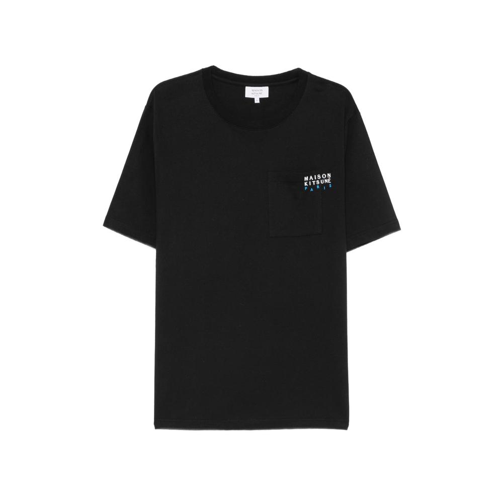 logo-print pocket T-shirt 1