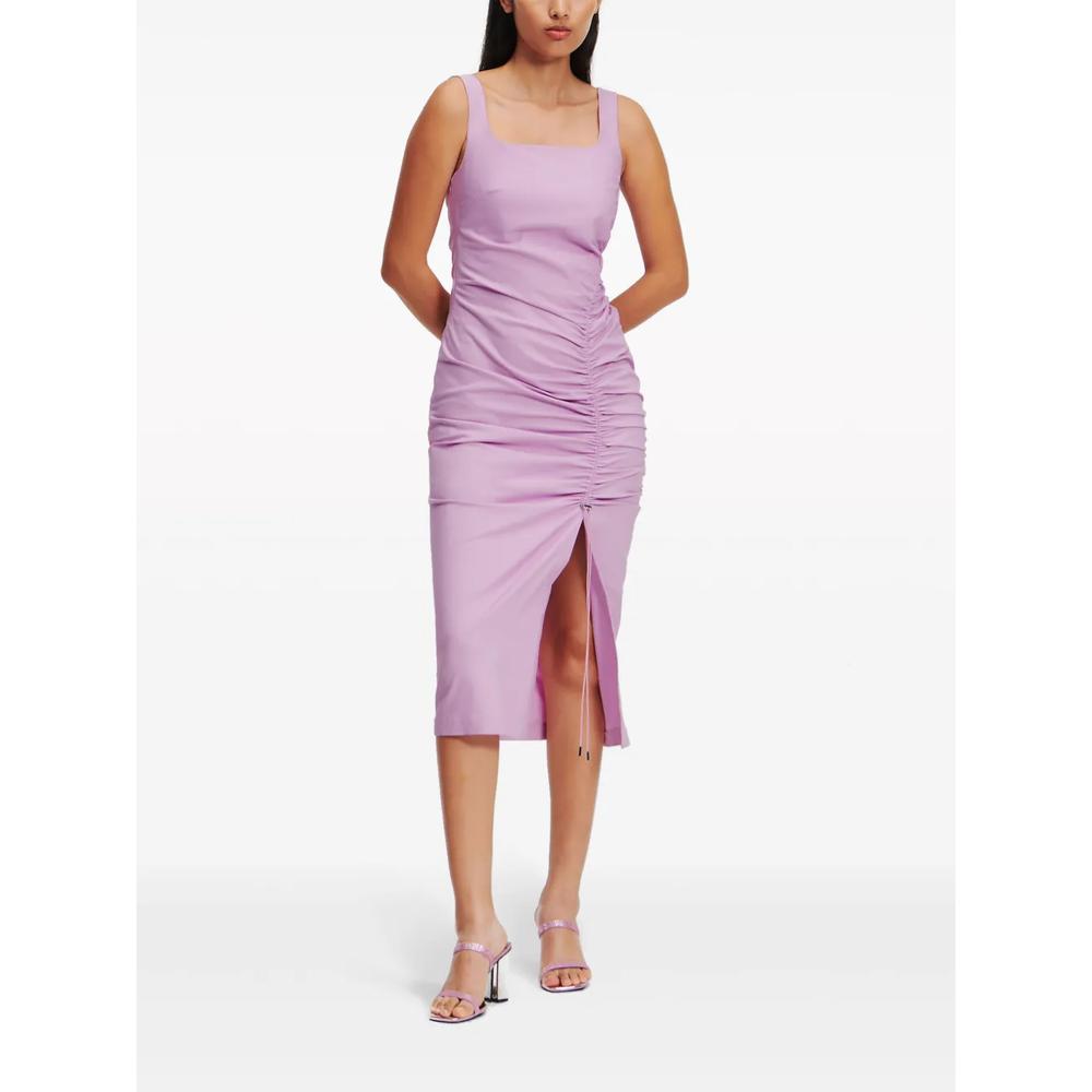 Платье миди со сборками 2