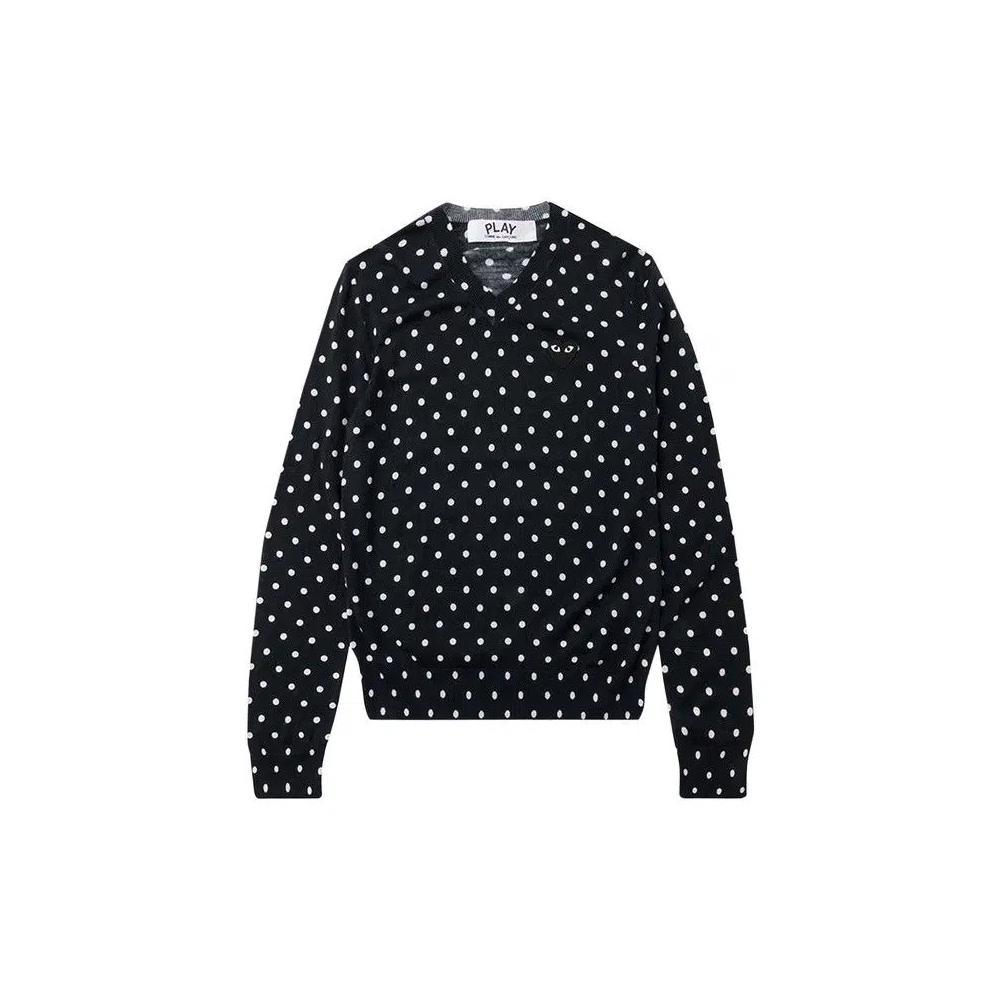 Свитеры Comme des Garçons PLAY Polka Dot Sweater 'Темно-синий' 1