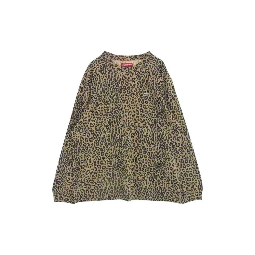 Футболки с длинным рукавом Supreme Small Box Long-Sleeve Tee 'Leopard' 1