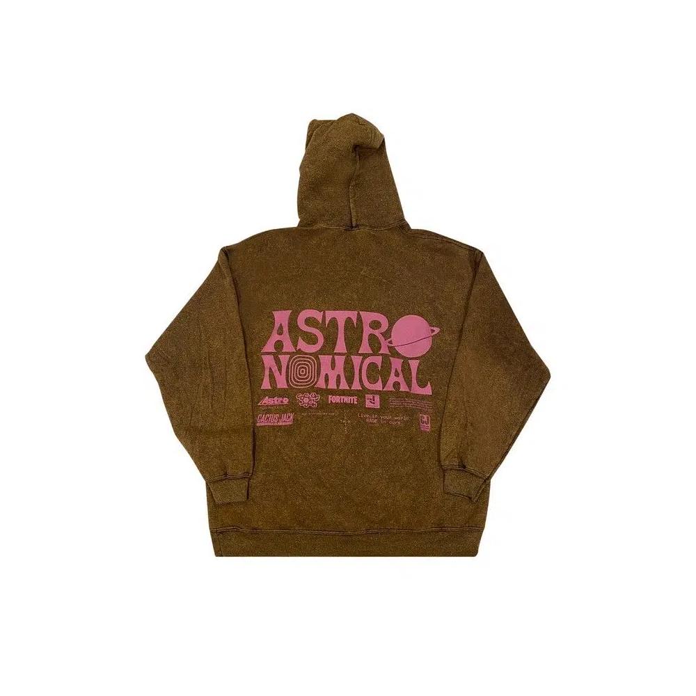 Худи Cactus Jack by Travis Scott World Event Hoodie 'Brown' 2