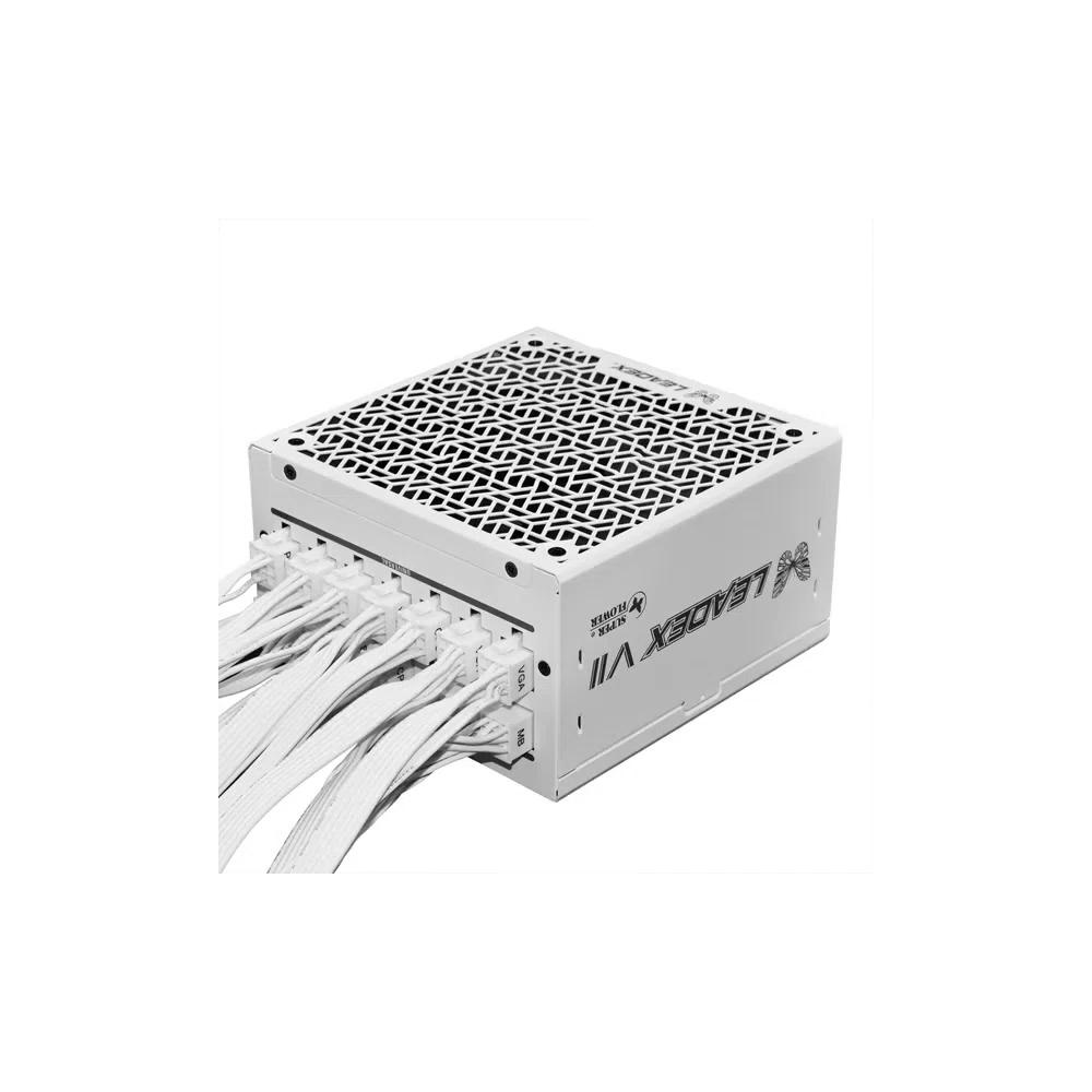 Super Flower Leadex VII Platinum PRO 1000W White ATX 3.1 80Plus Platinum полностью модульный белый блок питания 7