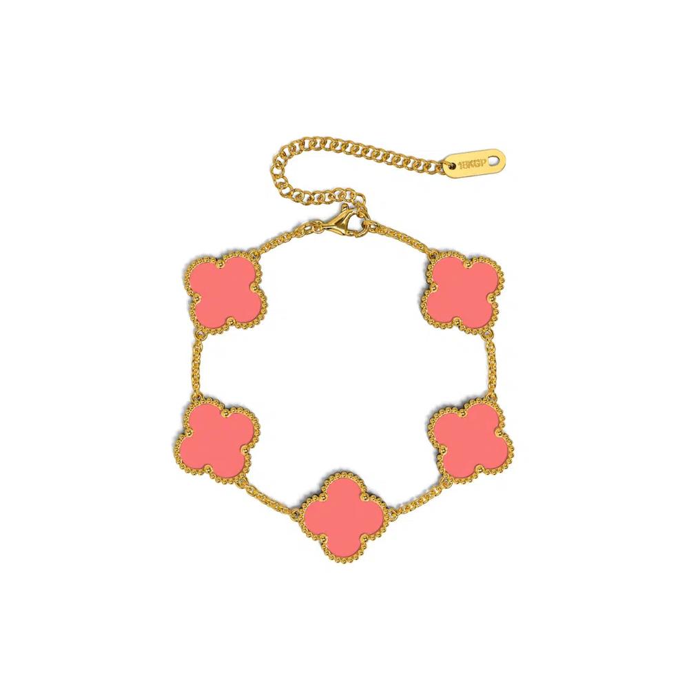 Браслет Coral Pink Clover 1