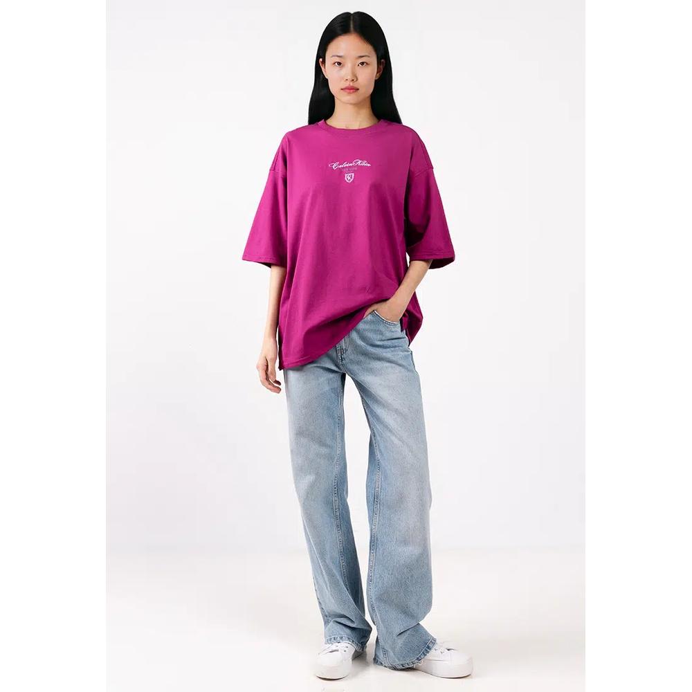 Футболка свободного кроя с графическим логотипом Script - Calvin Klein Jeans 4