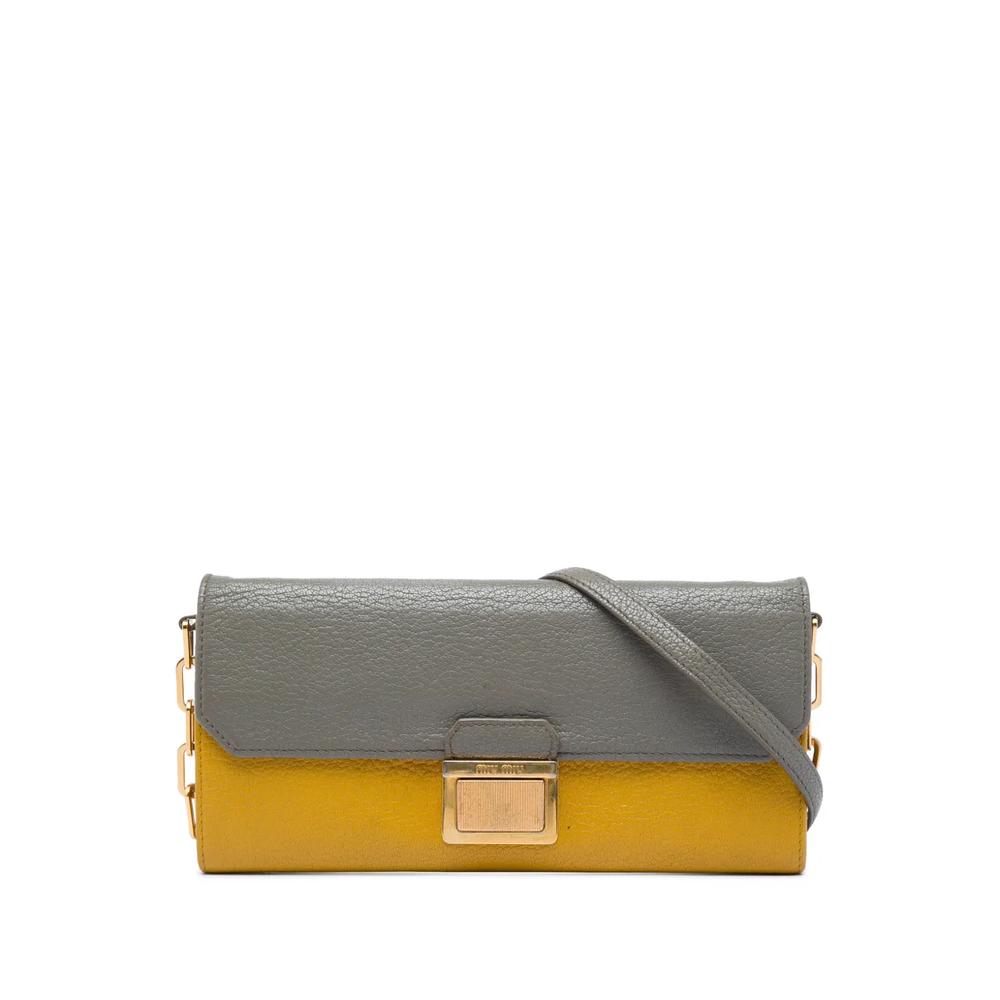 Сумка через плечо Bicolor Goatskin Madras Wallet on Chain (2010-2026 годы) 1
