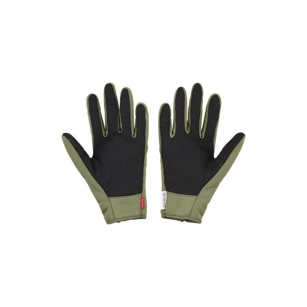 Supreme Windstopper Zip Перчатки 'Olive' 2