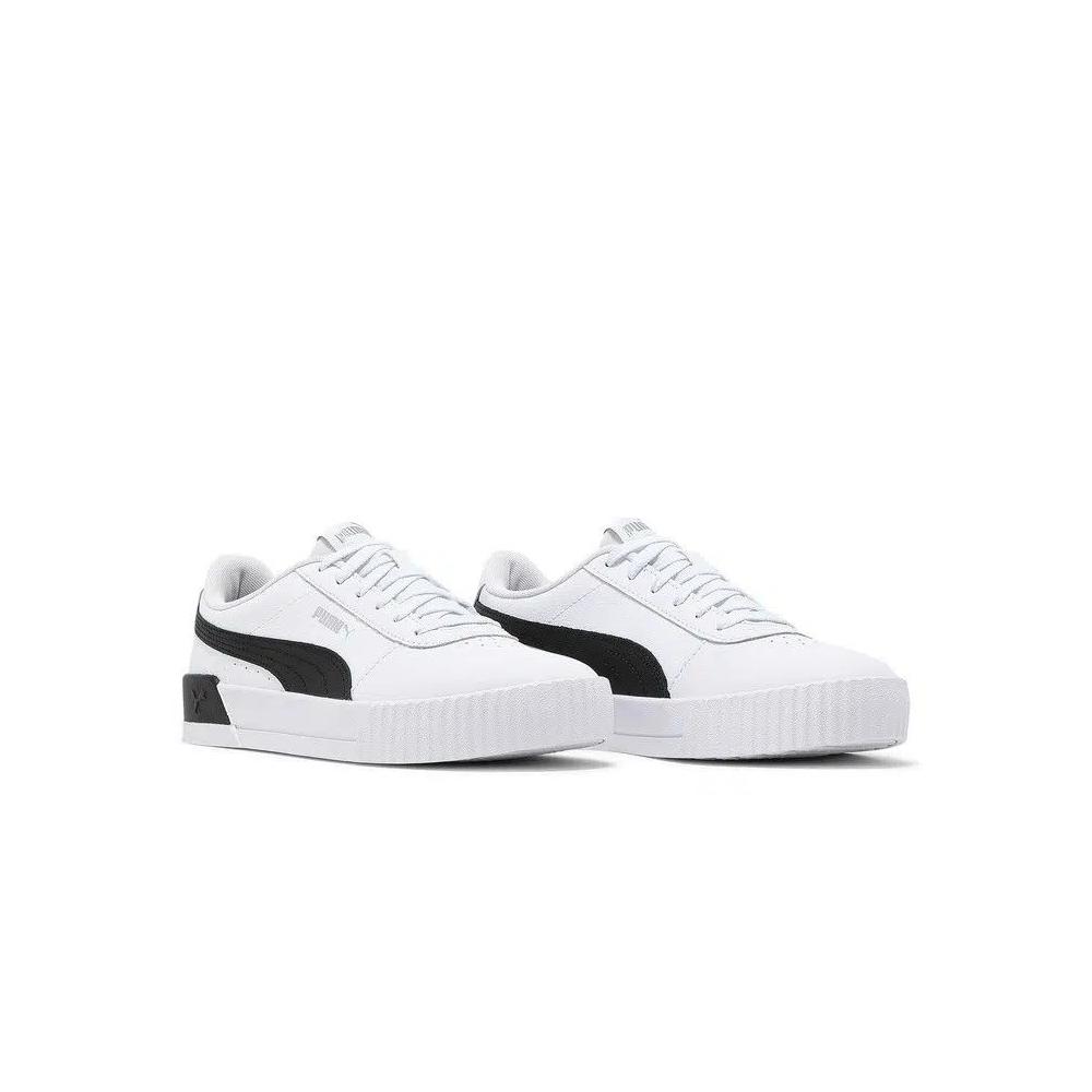 Кроссовки Puma Wmns Carina Leather 'Белый Черный' 8