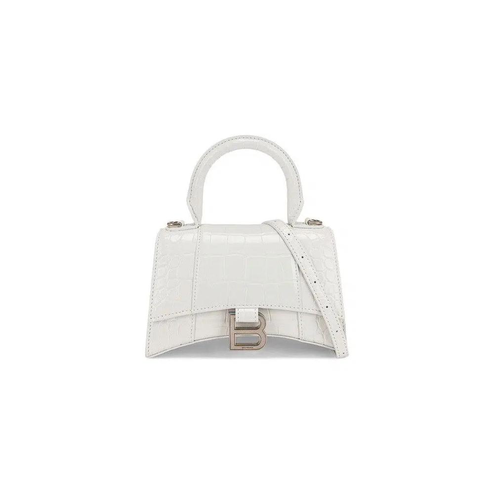 Топ-хендлы Balenciaga Hourglass XS Top Handle Bag 'White' 1
