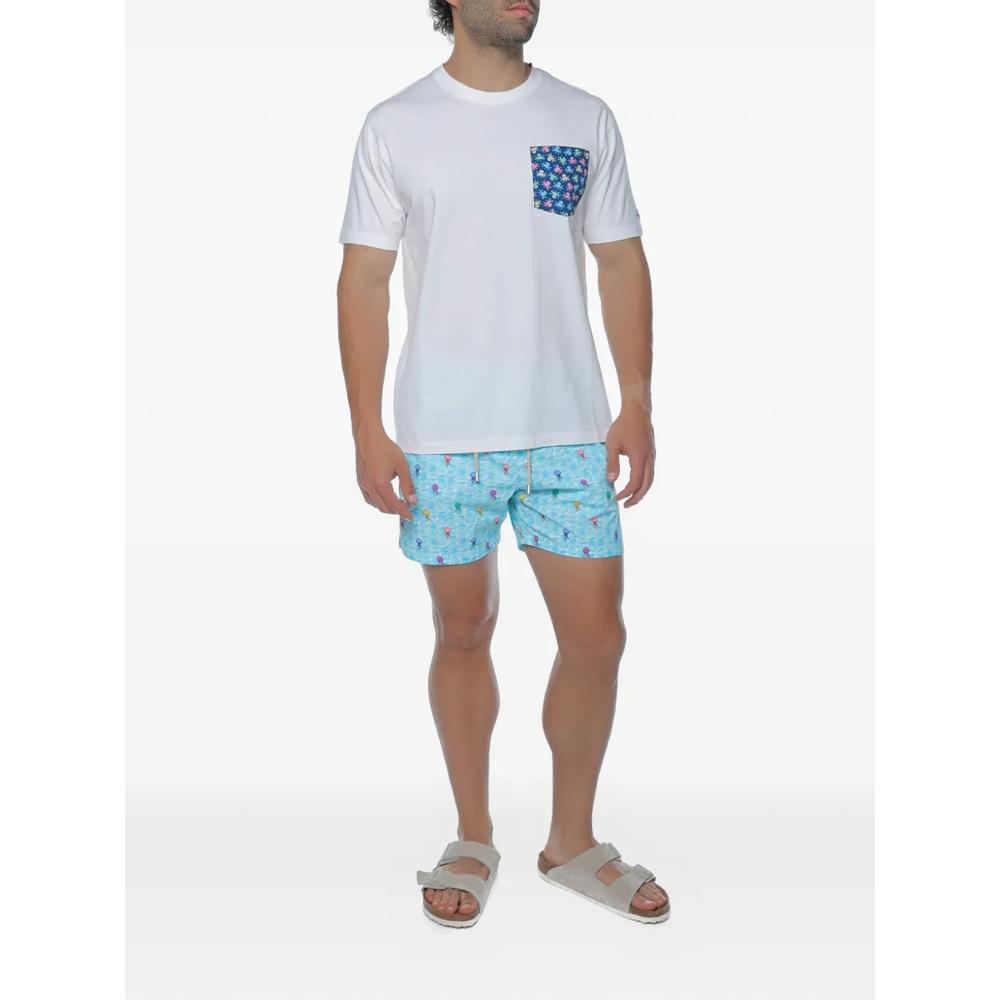 jellyfish-print drawstring swim shorts 2