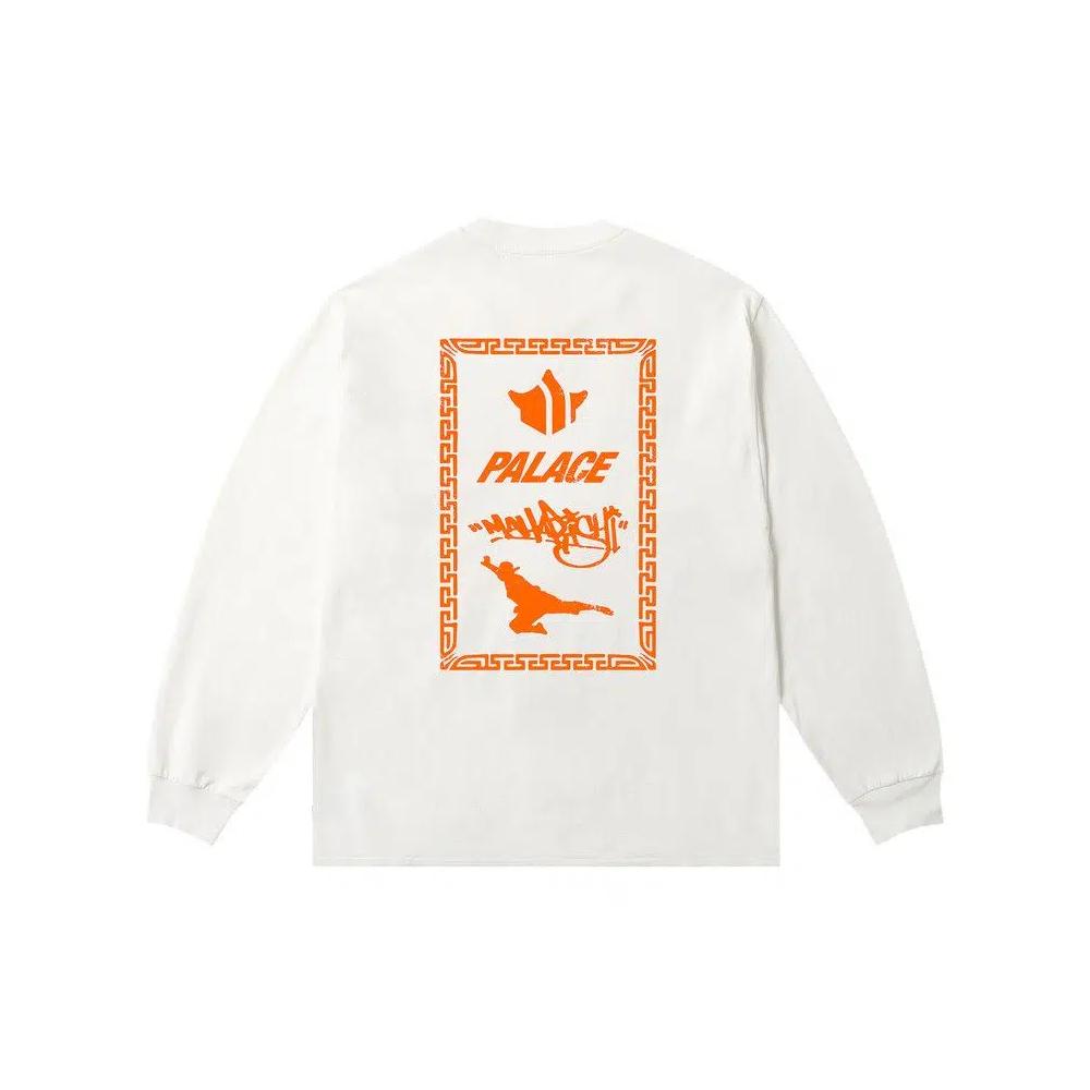 Топы Palace x Maharishi Shaolin Tag Long-Sleeve 'White' 2