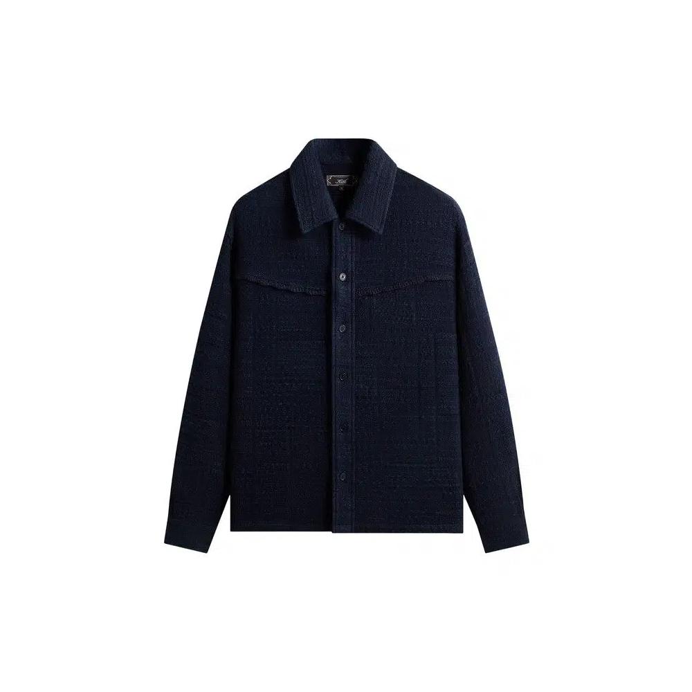 Рубашки и топы Kith Patchwork Tweed Johnson Shirt 'Ночной' 1
