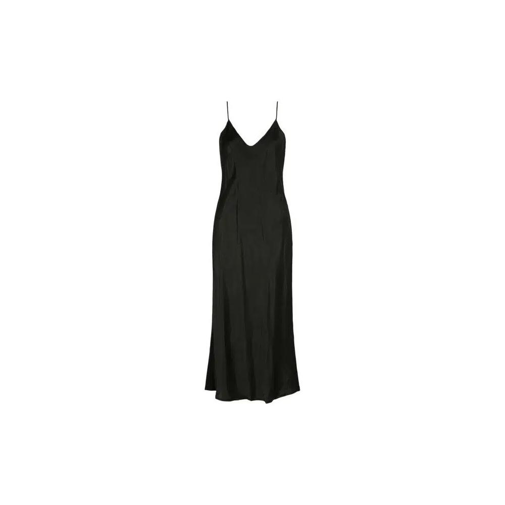 Платья Balenciaga Fluid Silk Pyjama Slip Dress «Black» 1