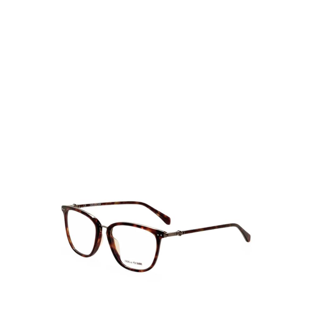 tortoiseshell-effect square-frame glasses 2