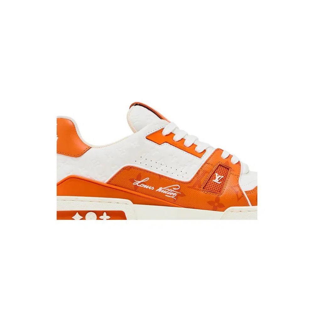 Кроссовки Louis Vuitton Trainer Low 'Orange Monogram' 2