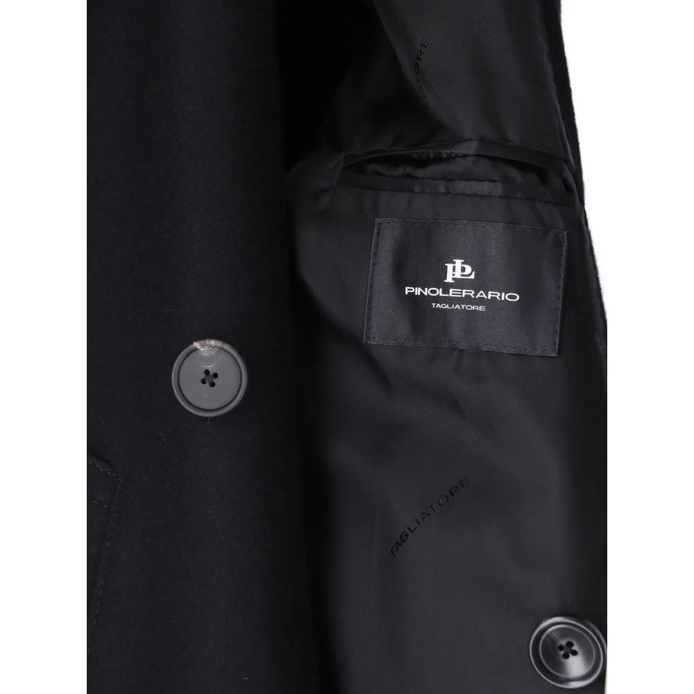 notch-lapel double-breasted coat 5