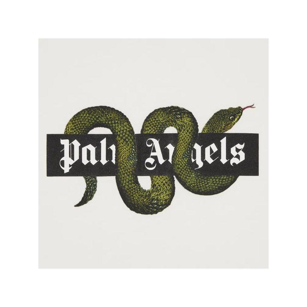 Топы Palm Angels Snake Box Logo Tee 'Off White/Green' 3