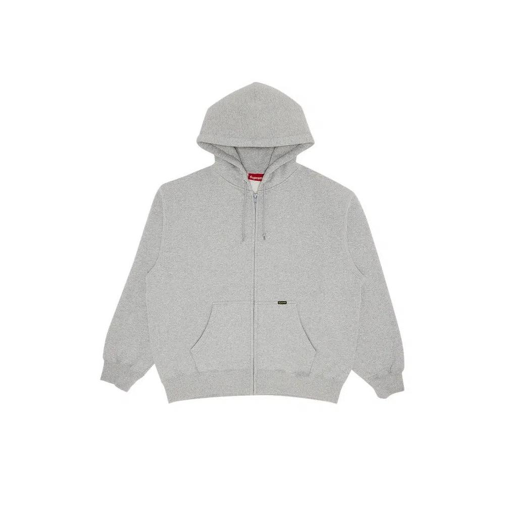 Худи Supreme Work Zip Up Hooded Sweatshirt «Heather Grey» 1