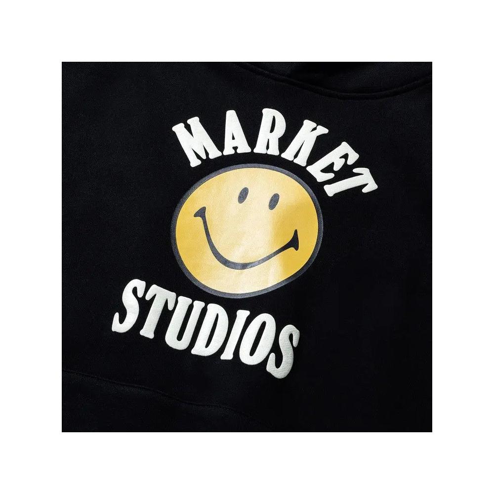 Худи Market Smiley Lockup Hoodie 'Black' 3
