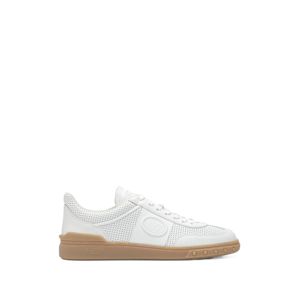 VLogo Signature perforated sneakers 1