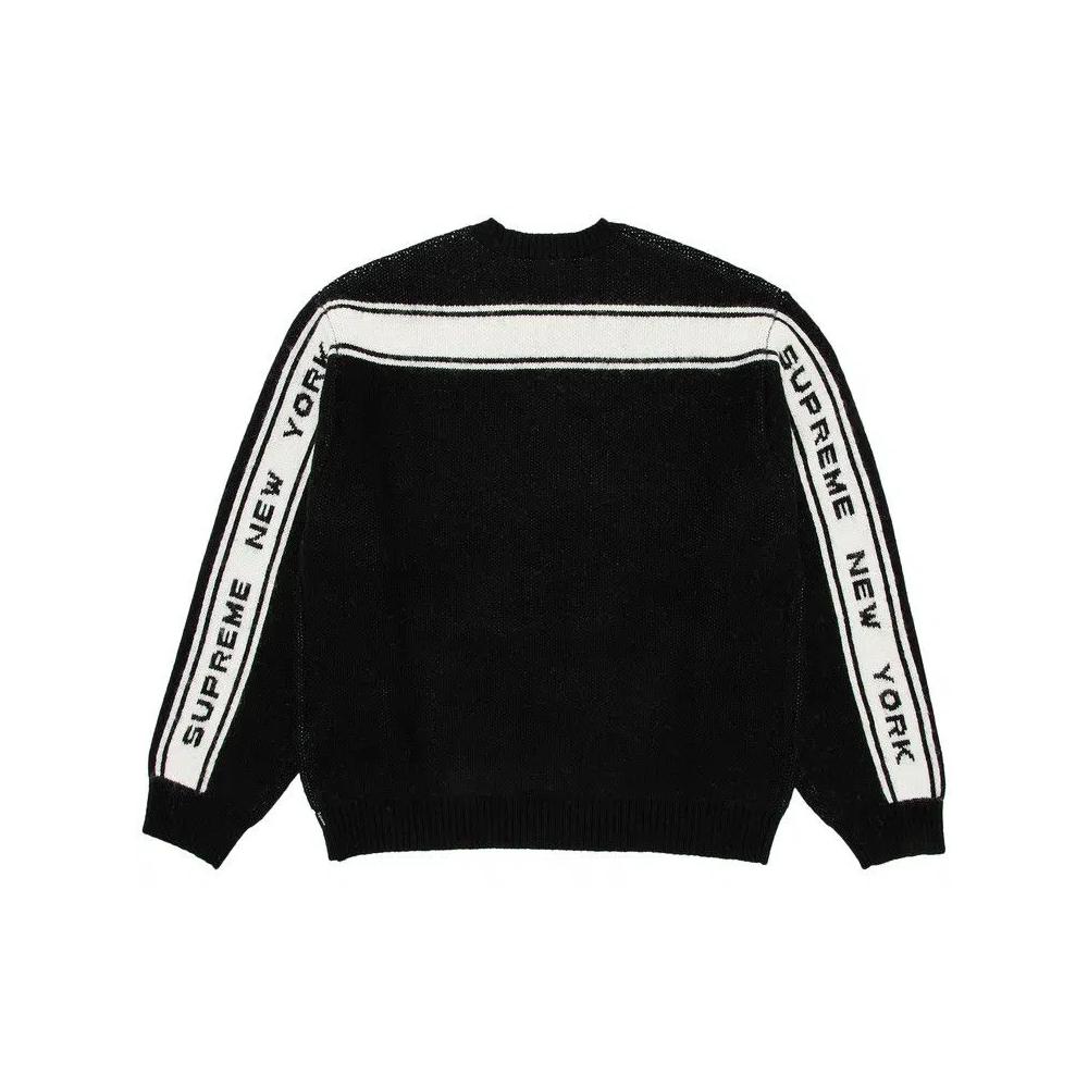 Свитеры Supreme Back Stripe Sweater 'Black' 2