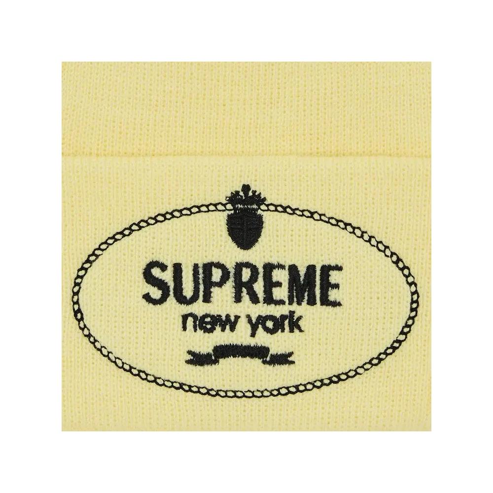 Бини Supreme Crest Beanie 'Light Yellow' 3