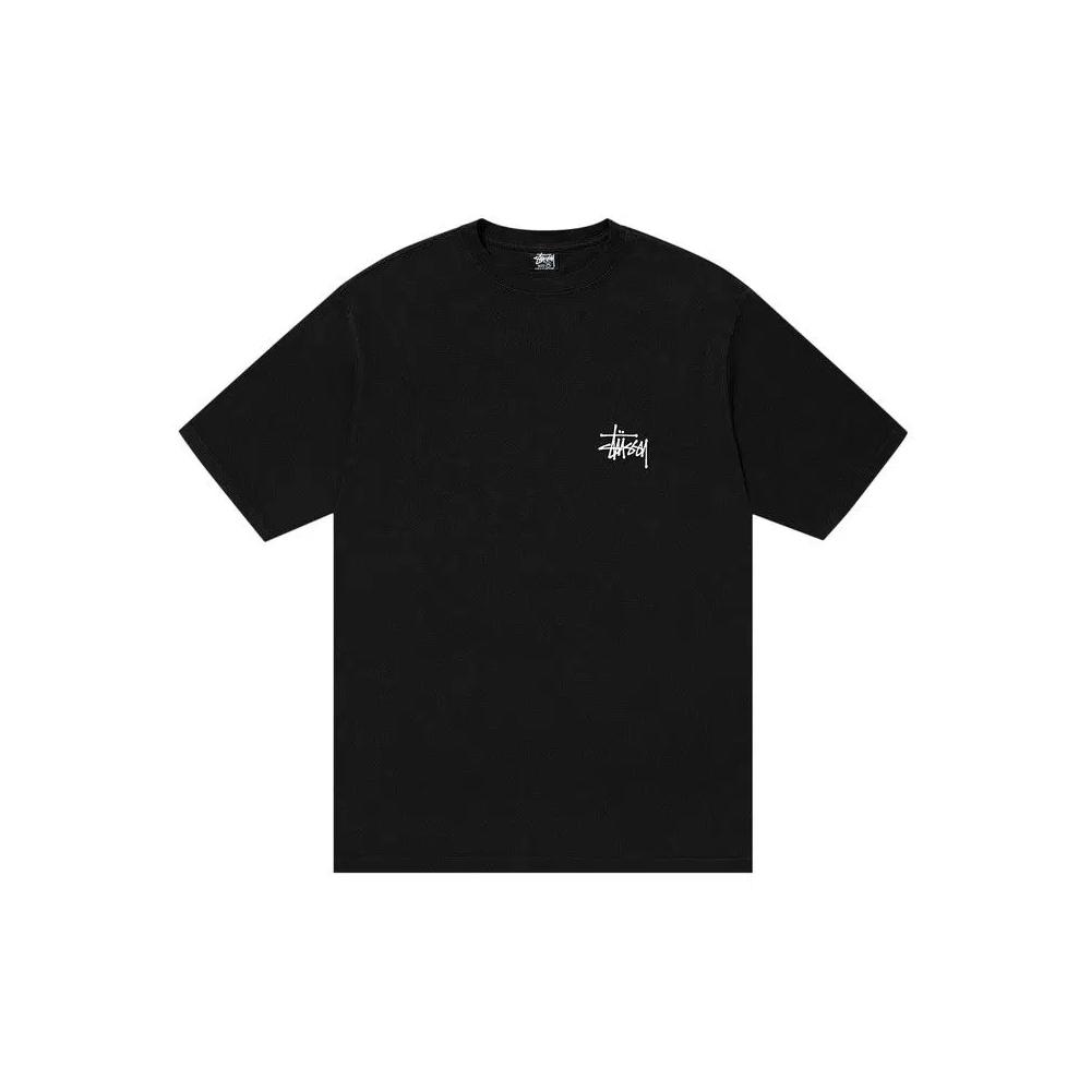 Футболки Stussy Basic Pigment Dyed Tee 'Black' 1