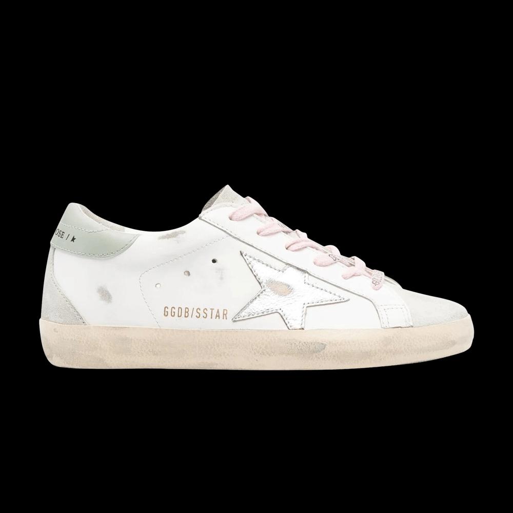 Кроссовки Golden Goose Wmns Superstar 'White Ice Silver Aquamarine' 1