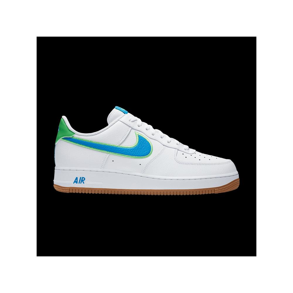 Кроссовки Nike Air Force 1 Low 'White Bright Blue Green' 1