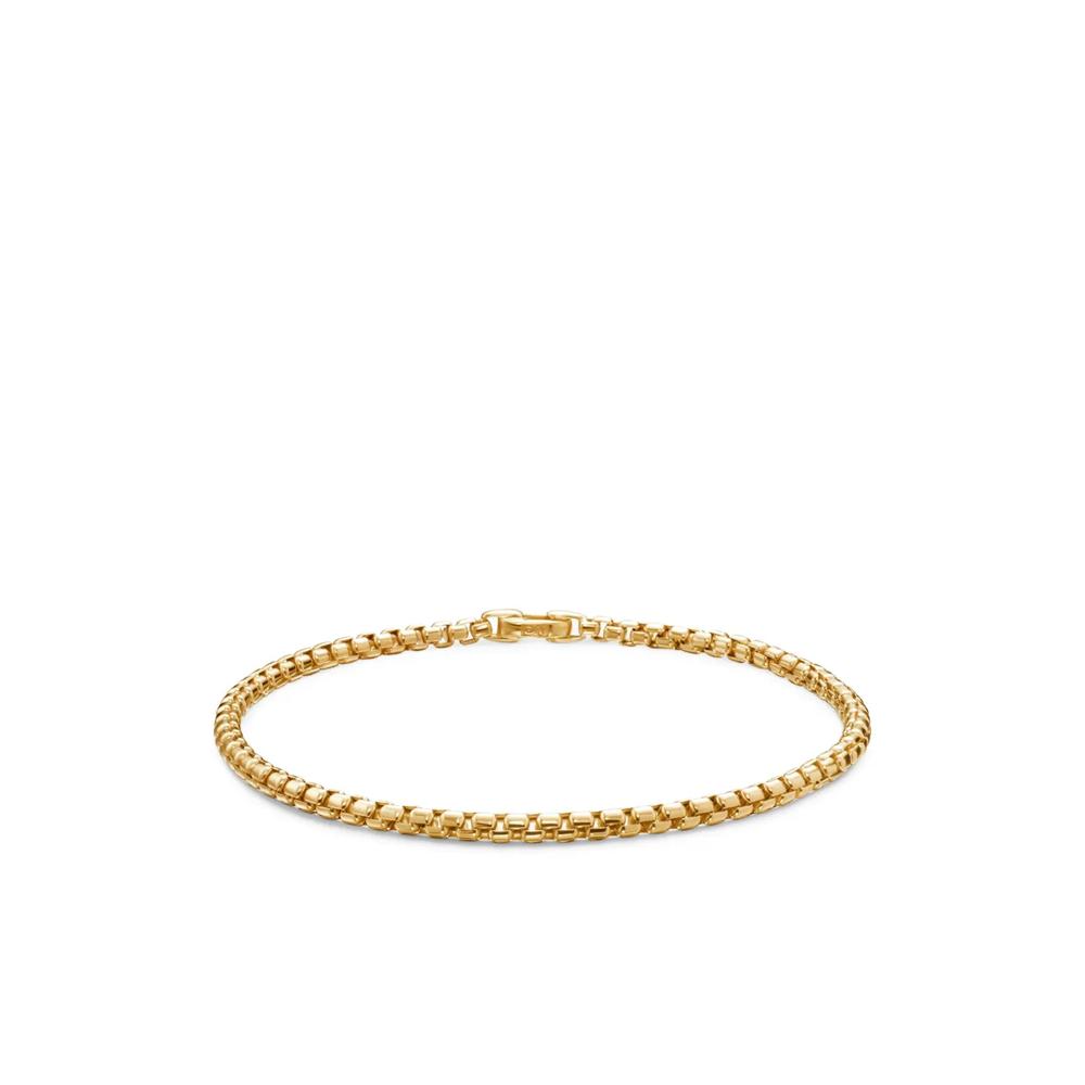 Браслет DY Bel Aire Box Chain из желтого золота (2.7 мм) 1