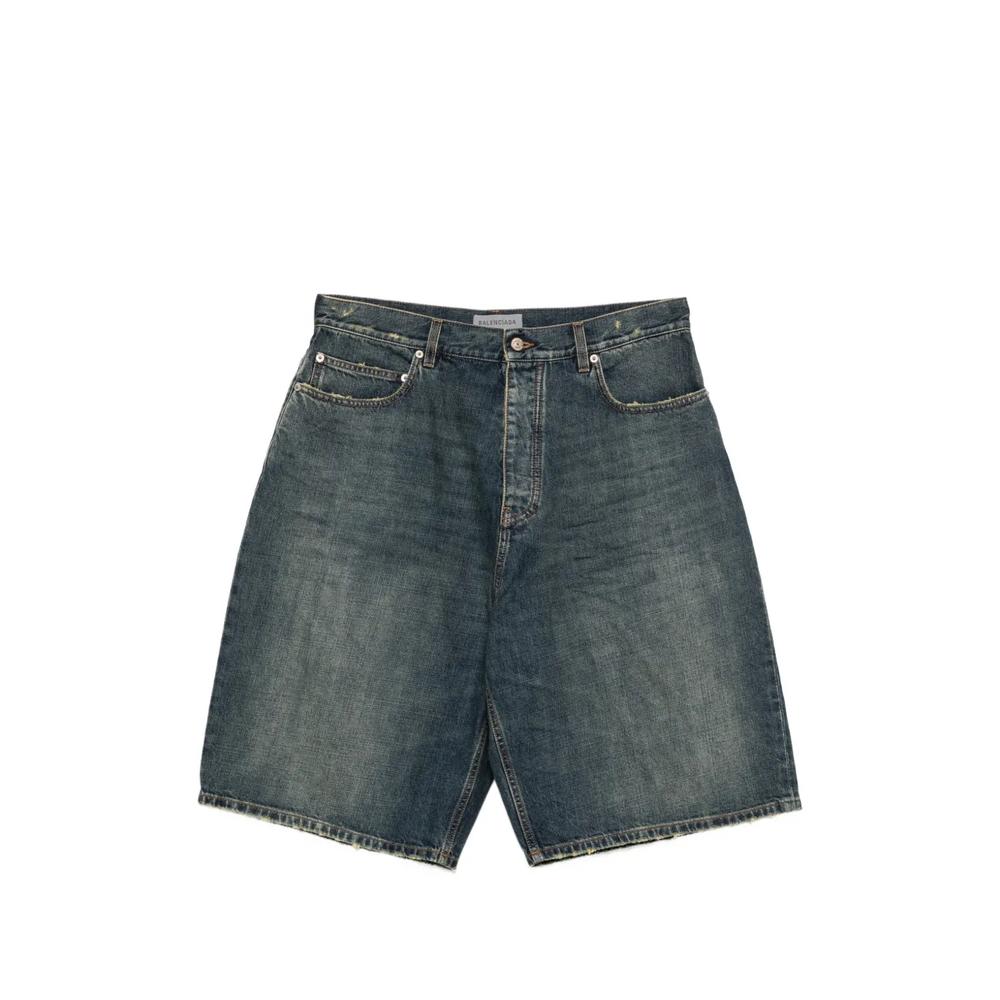 faded denim shorts 1
