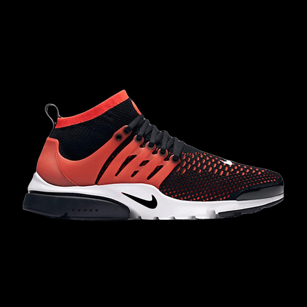 Кроссовки Nike Air Presto Ultra Flyknit 'Black Bright Crimson' 1