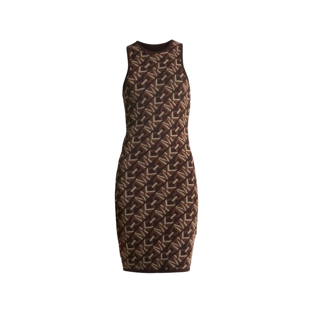 logo-print mini dress 1