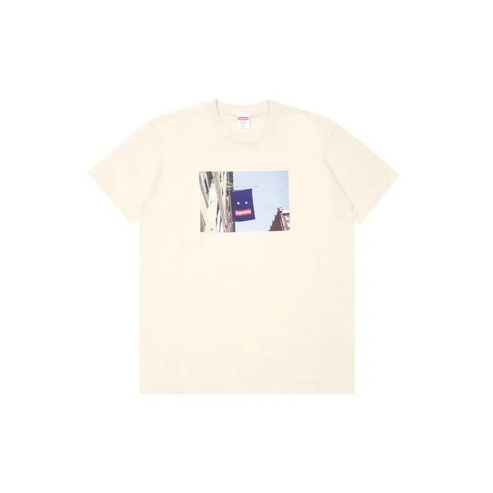 Футболка Supreme Banner Tee 'Natural' 1