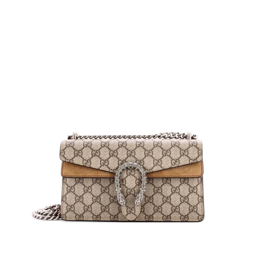 Маленькая сумка на плечо Dionysus Bag GG Crystal Embellished Metal 1