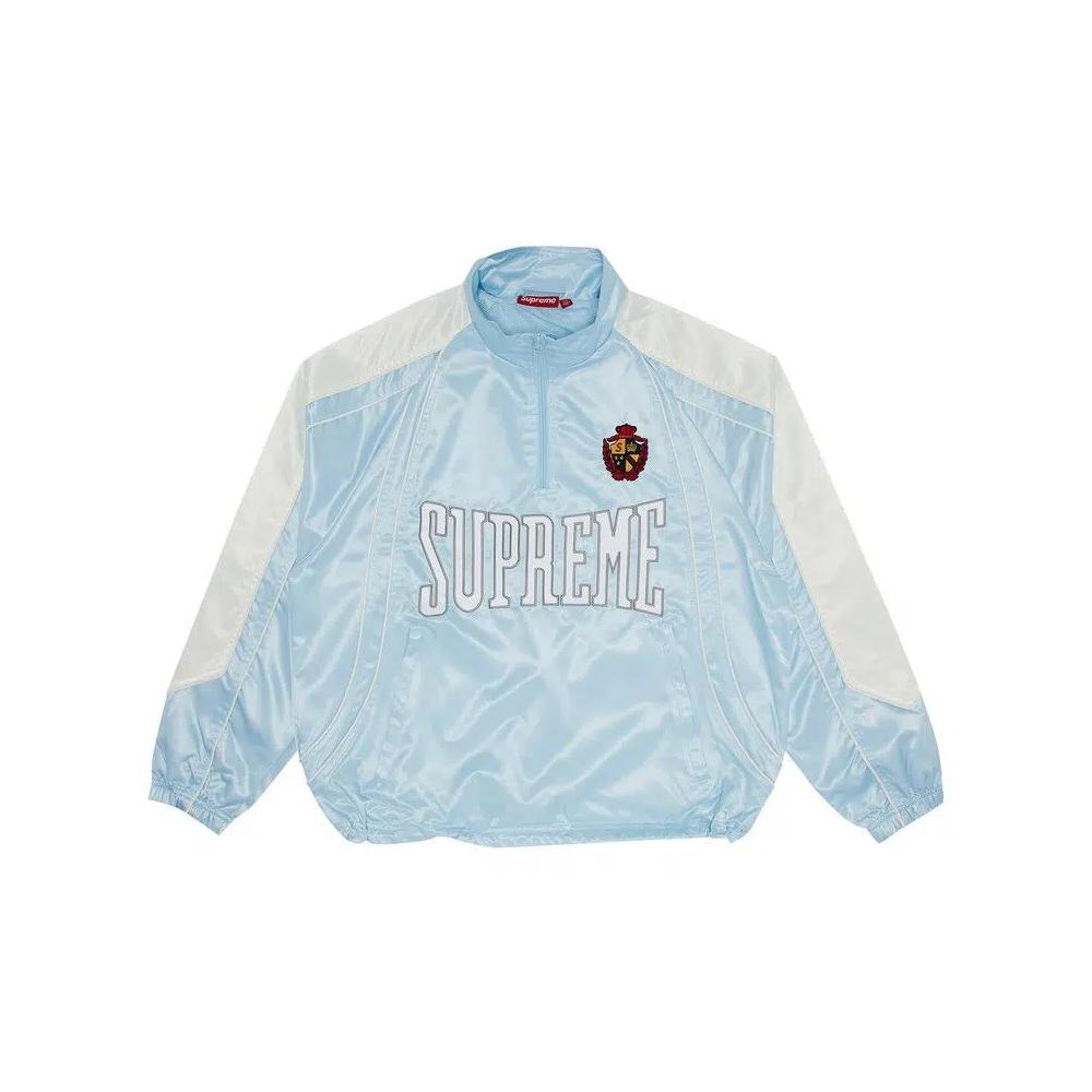 Верхняя одежда Supreme Satin Piping Pullover 'Light Blue' 1