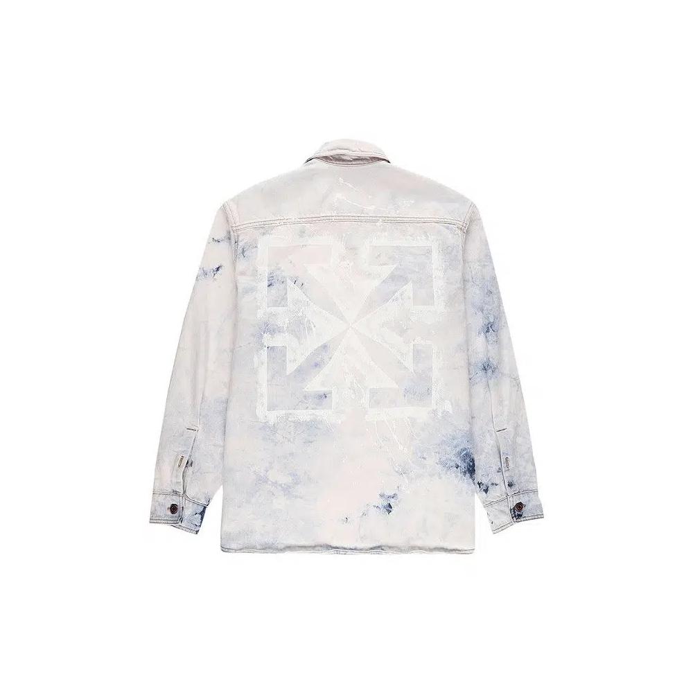 Рубашки на пуговицах Off-White Arrow Over Denim «Экстремальный отбел» 2