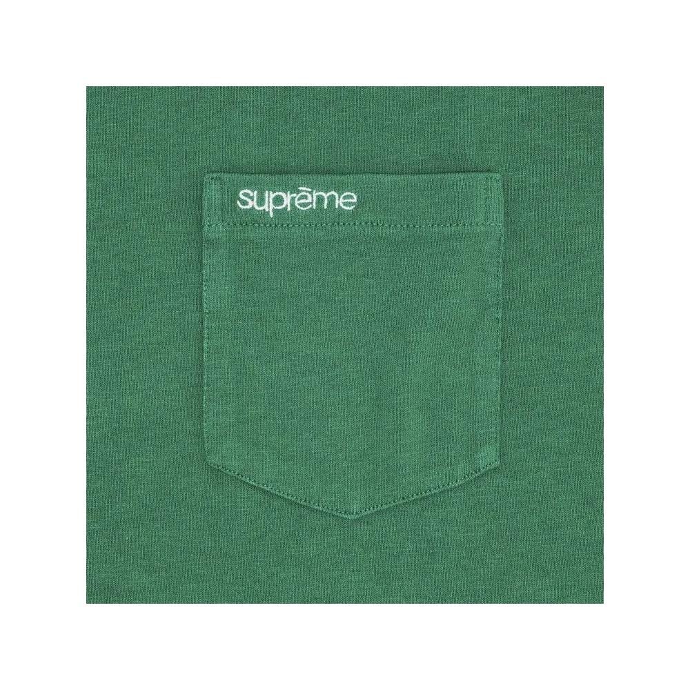 Топы Supreme Short-Sleeve Pocket Tee 'Green' 2