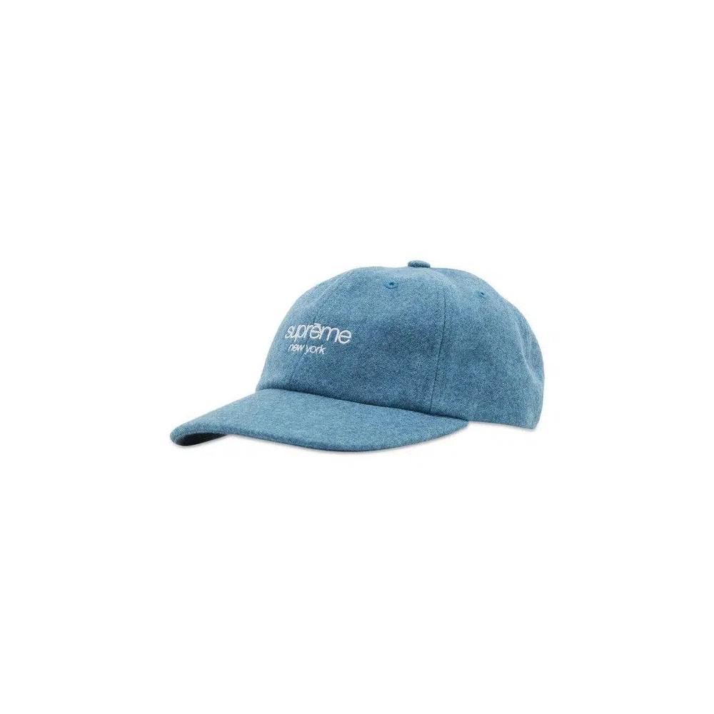 Бейсболки Supreme Waxed Wool 6-Panel «Cyan» 2