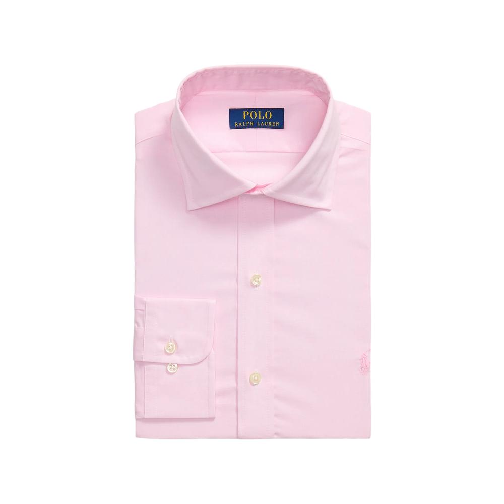logo-embroidered long-sleeve shirt 1