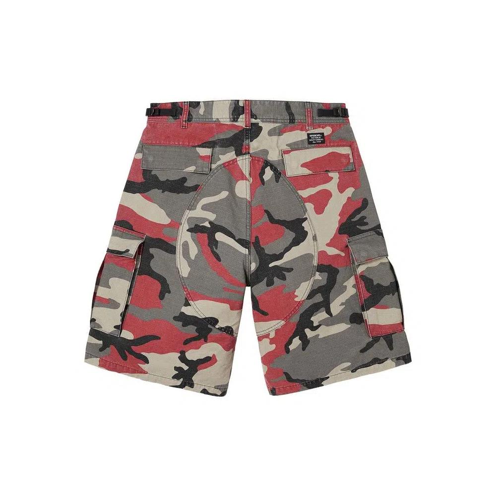 Карго шорты Supreme Cargo Short 'Red Camo' 2