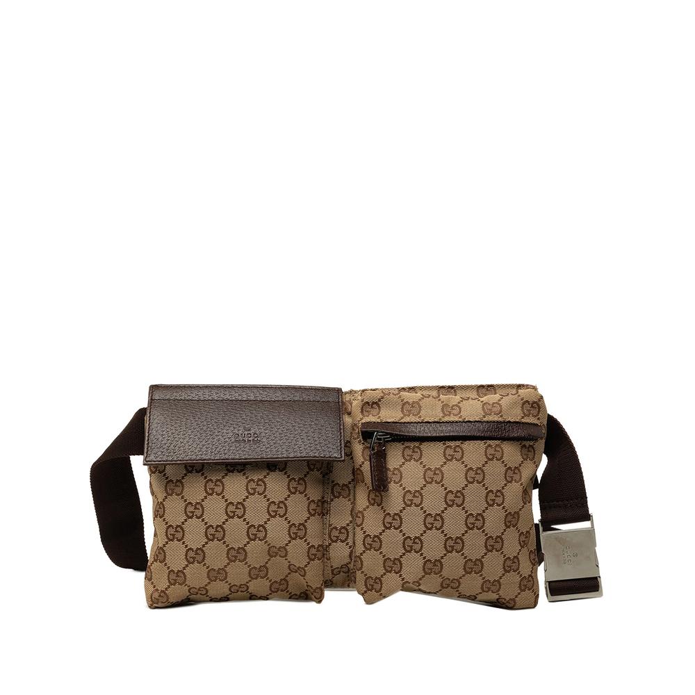 2000-2015 GG Canvas Double Pocket belt bag 1