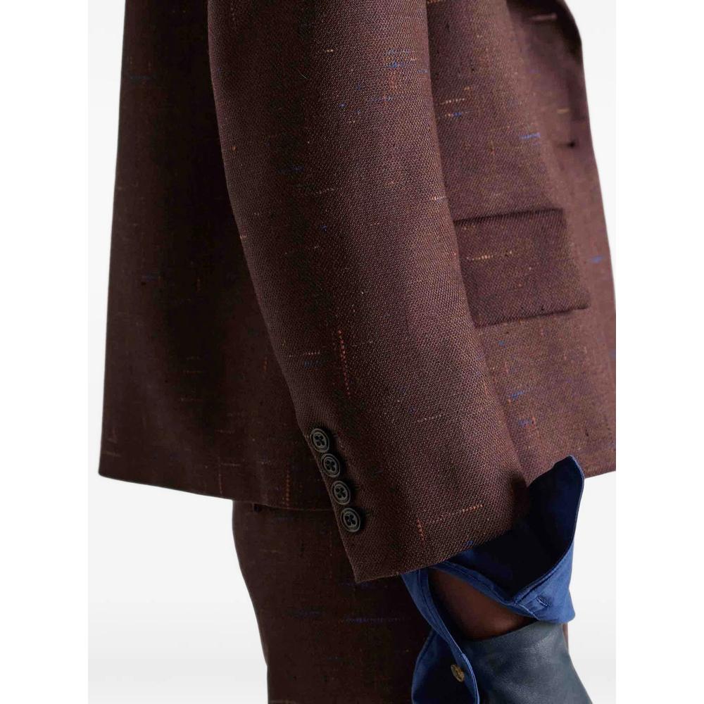 double-breasted tweed blazer 5