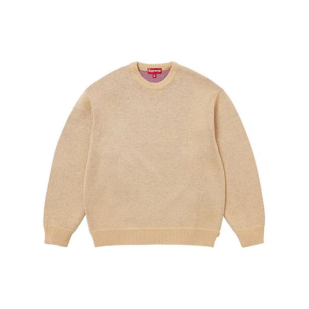 Свитер Supreme x Spitfire Sweater 'Light Tan' 1