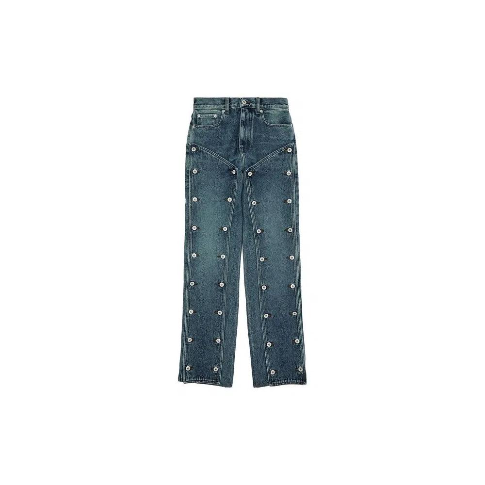 Y/Project Evergreen Snap Off Jeans 'Винтажный синий' 1