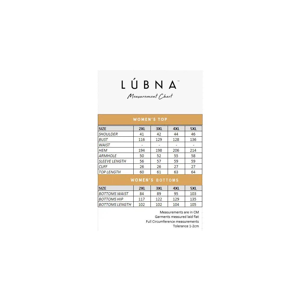 Комплект Lena Plus Size Babydoll Kurung 5