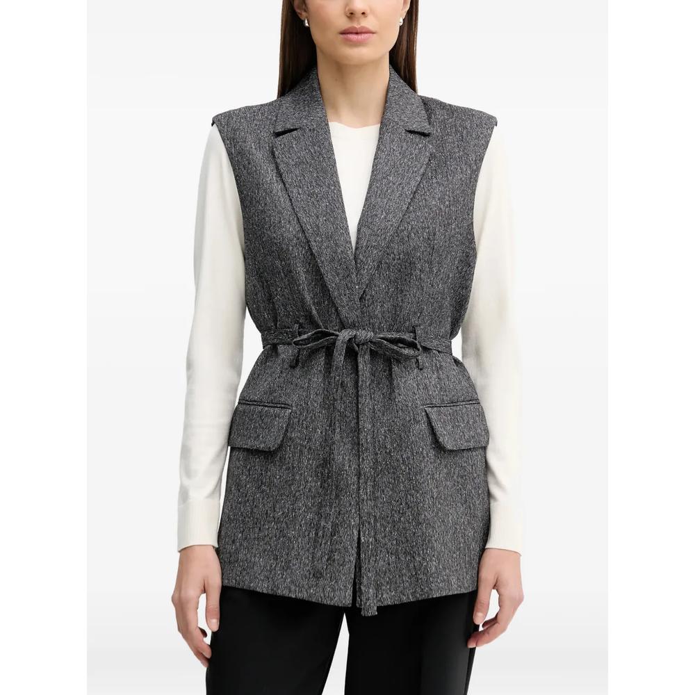 herringbone belted vest 1